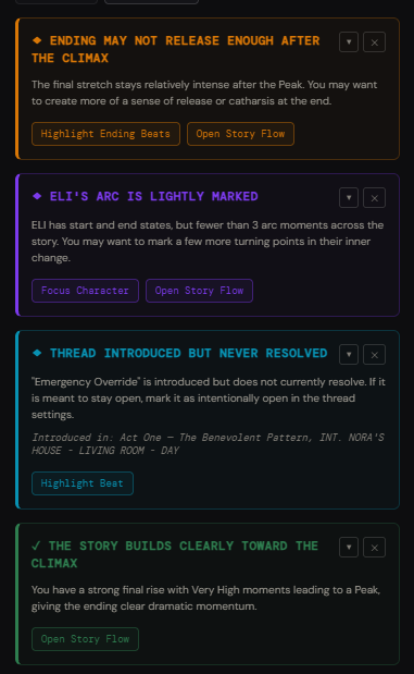 Diagnostics detail view